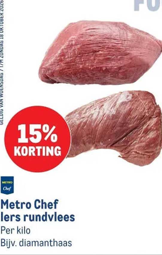 Metro Chef Iers rundvlees 15% KORTING