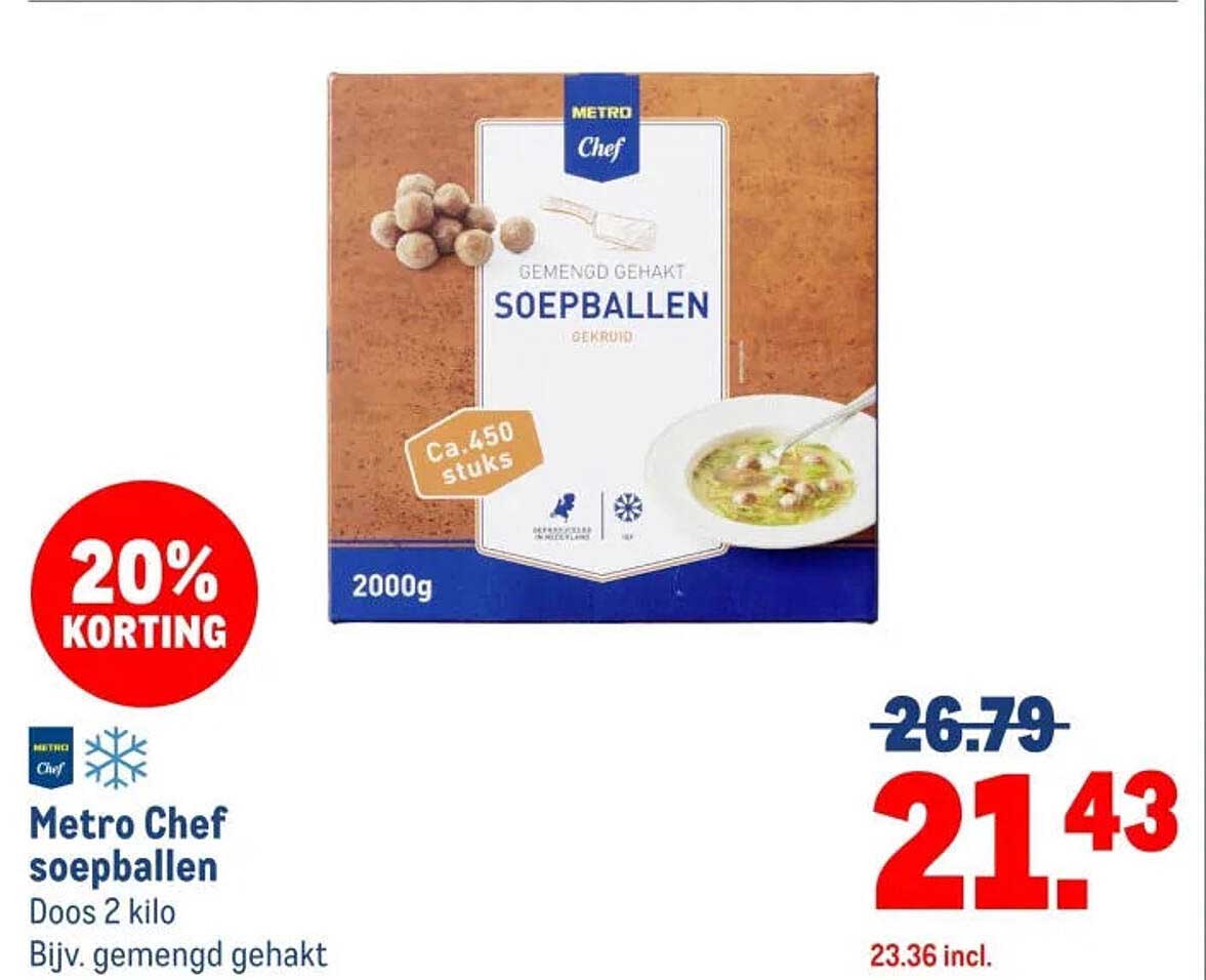 Metro Chef soepballen