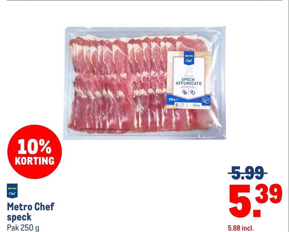 Metro Chef speck Pak 250 g