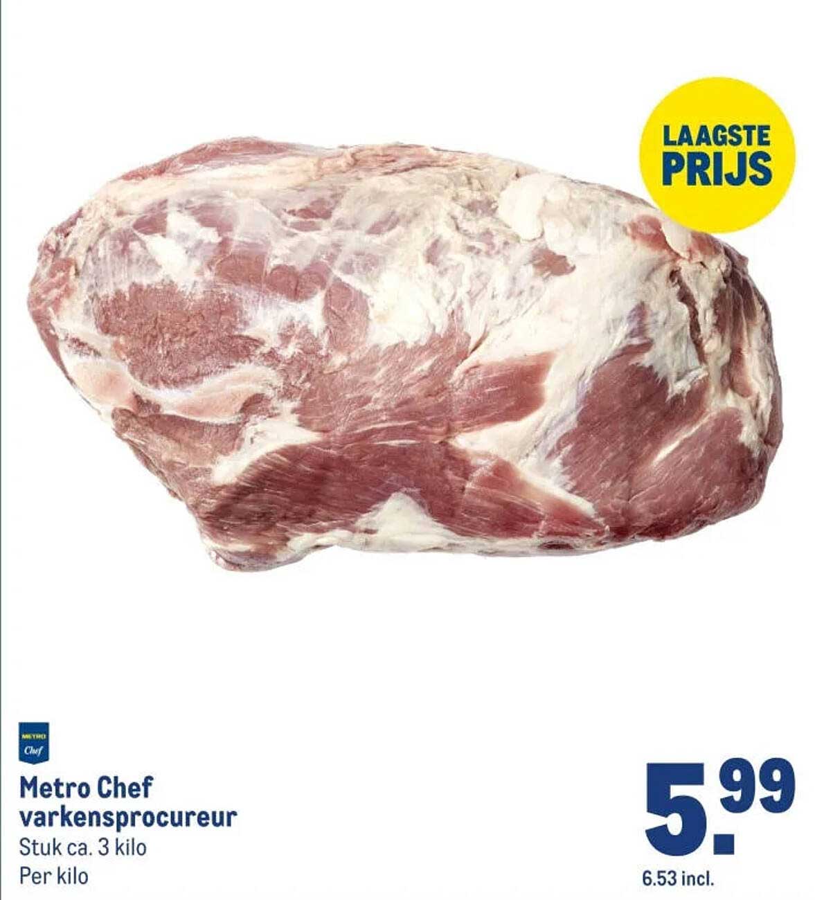 Metro Chef varkensprocureur