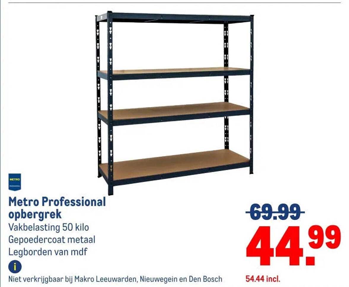 Metro Professional opbergrek