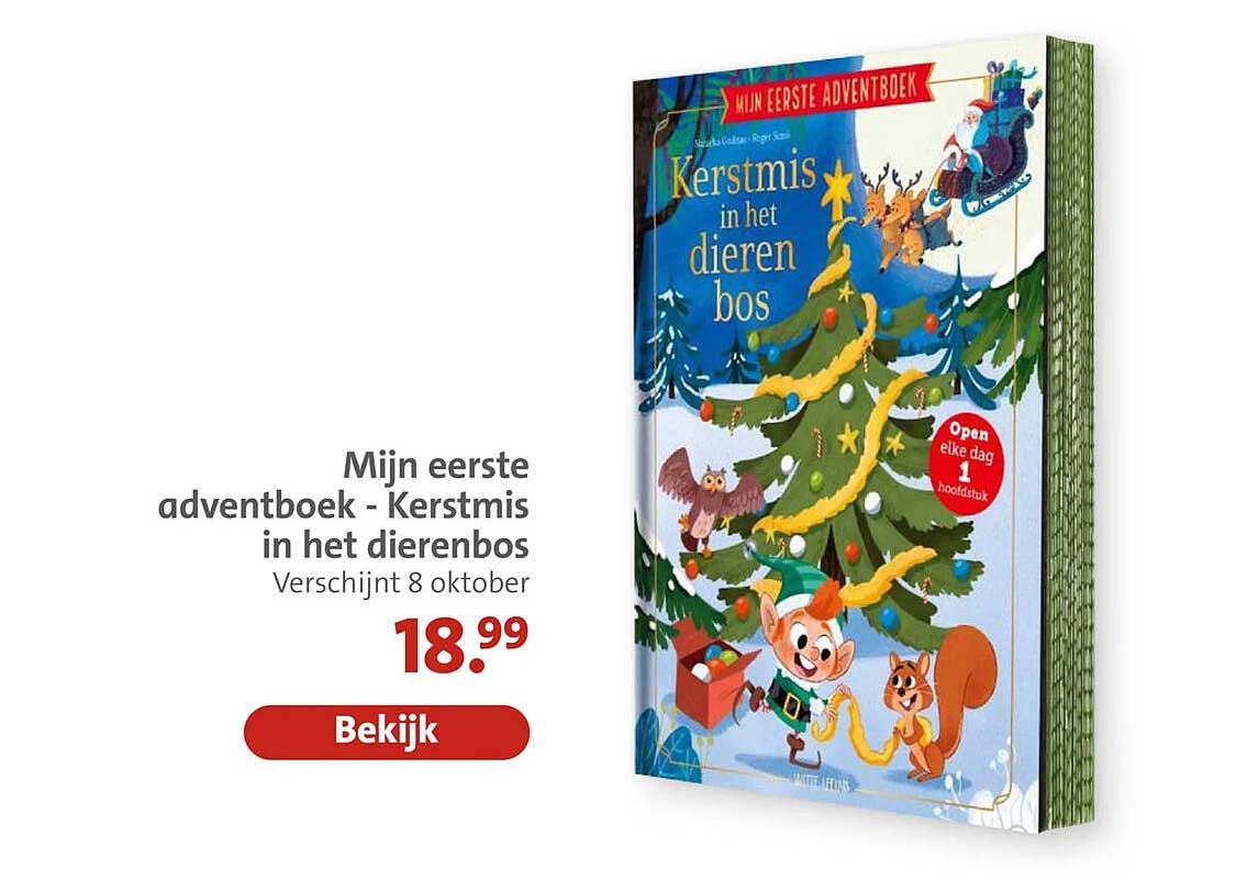 Mijn eerste adventboek - Kerstmis in het dierenbos
