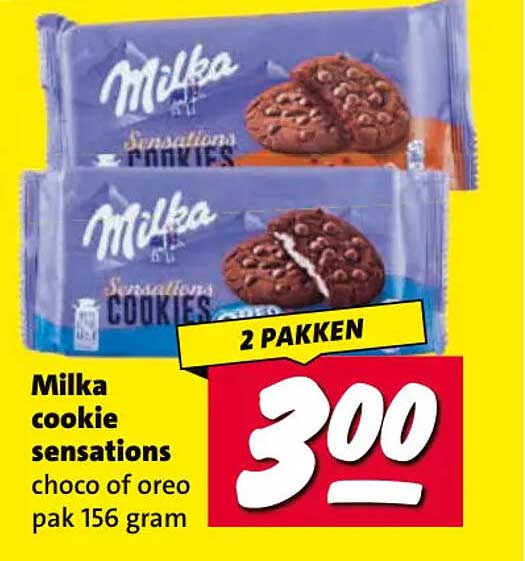 Milka cookie sensations choco of oreo pak 156 gram 2 PAKKEN