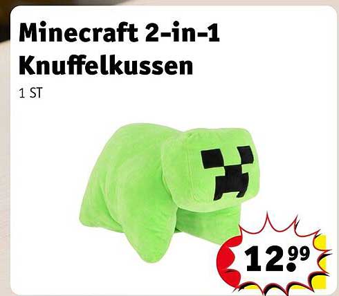Minecraft 2-in-1 Knuffelkussen