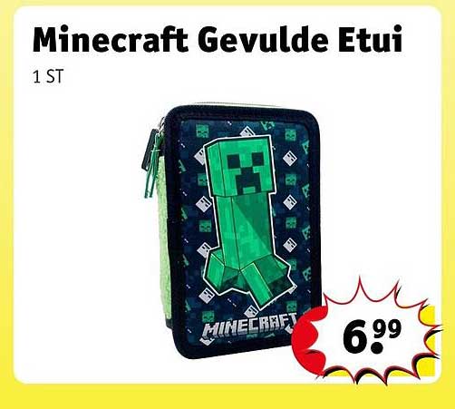Minecraft Gevulde Etui 1 ST