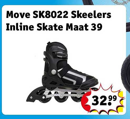 Move SK8022 Skeelers Inline Skate Maat 39