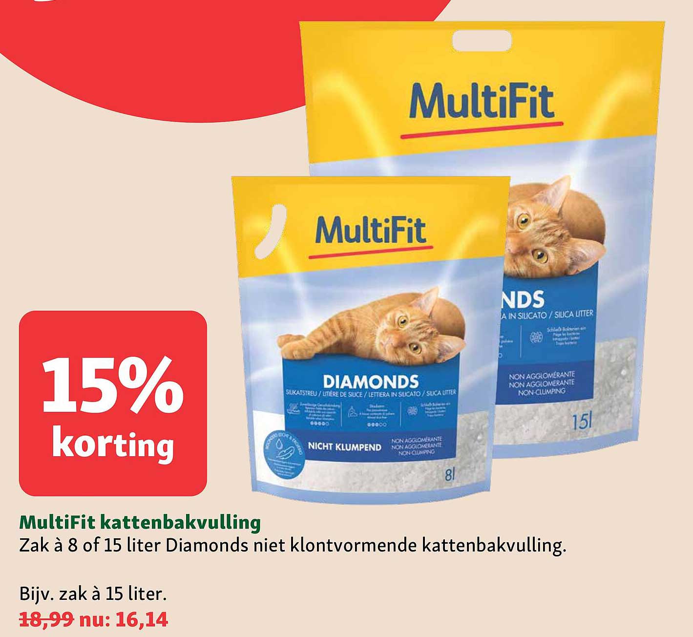 MultiFit kattenbakvulling
