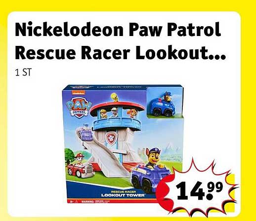 Nickelodeon Paw Patrol Rescue Racer Lookout...
