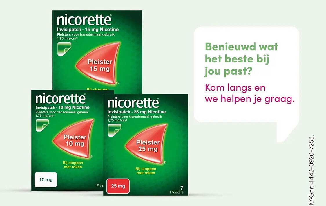 nicorette InvisiPatch • 15 mg Nicotine Pleister 15 mg