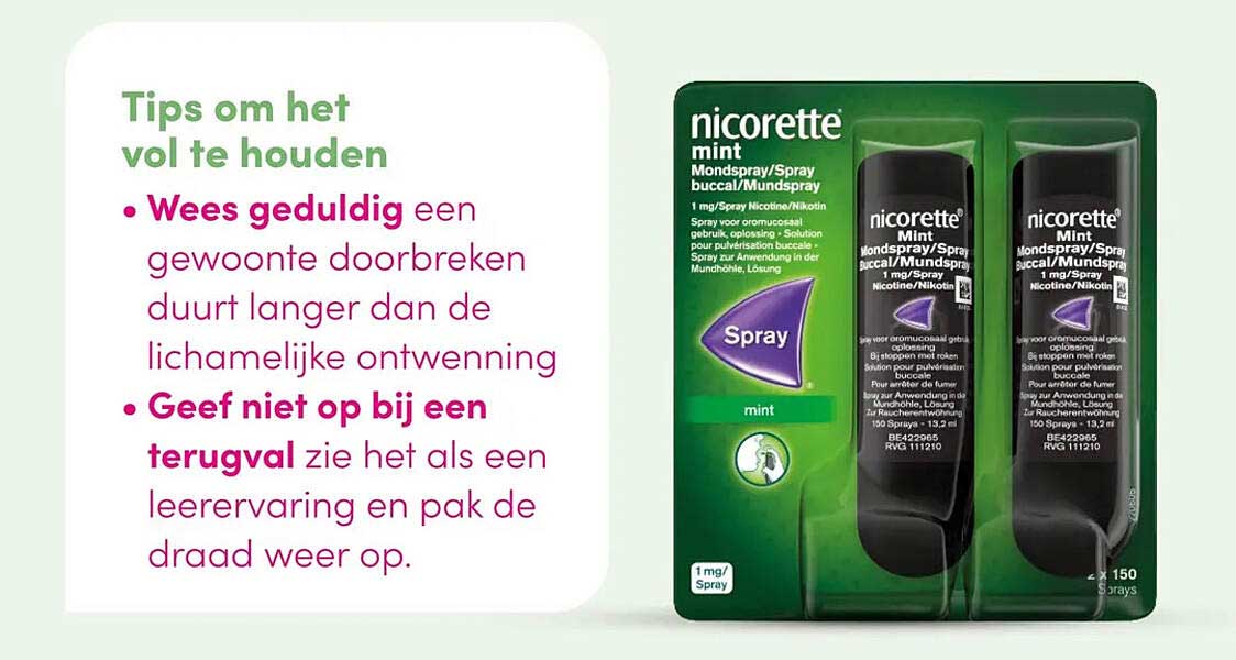nicorette mint Mondspray/Spray buccal/Mundspray 1 mg/Spray Nicotine/Nikotin 2 x 150 sprays