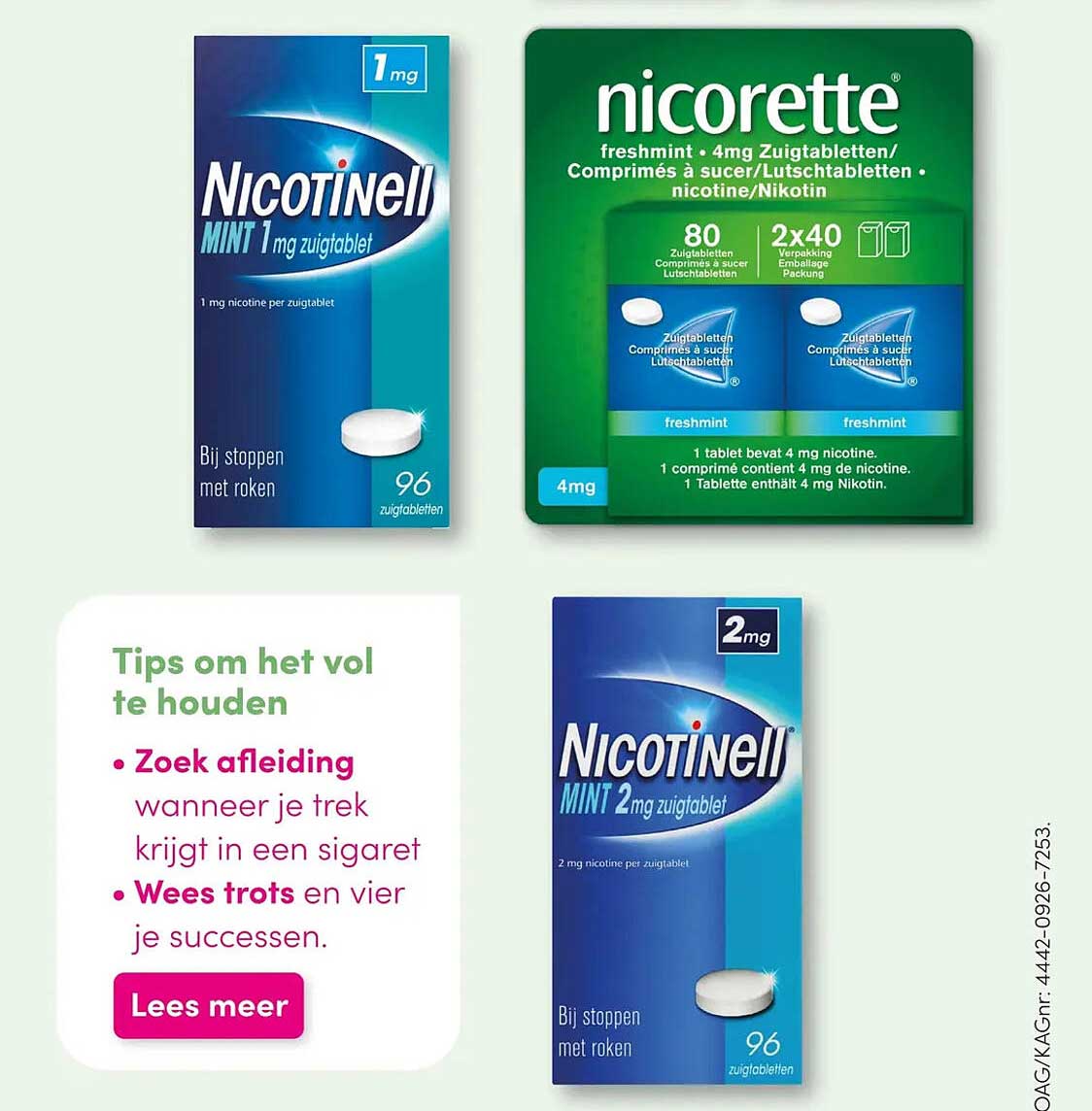 Nicotinell Mint 1 mg zuigtablet