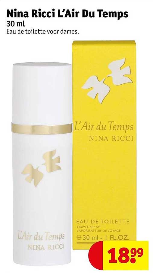 Nina Ricci L’Air Du Temps 30 ml Eau de toilette voor dames.