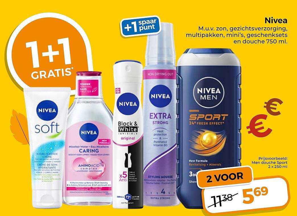 Nivea 1+1 gratis