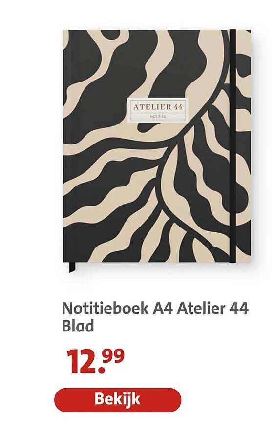 Notitieboek A4 Atelier 44 Blad