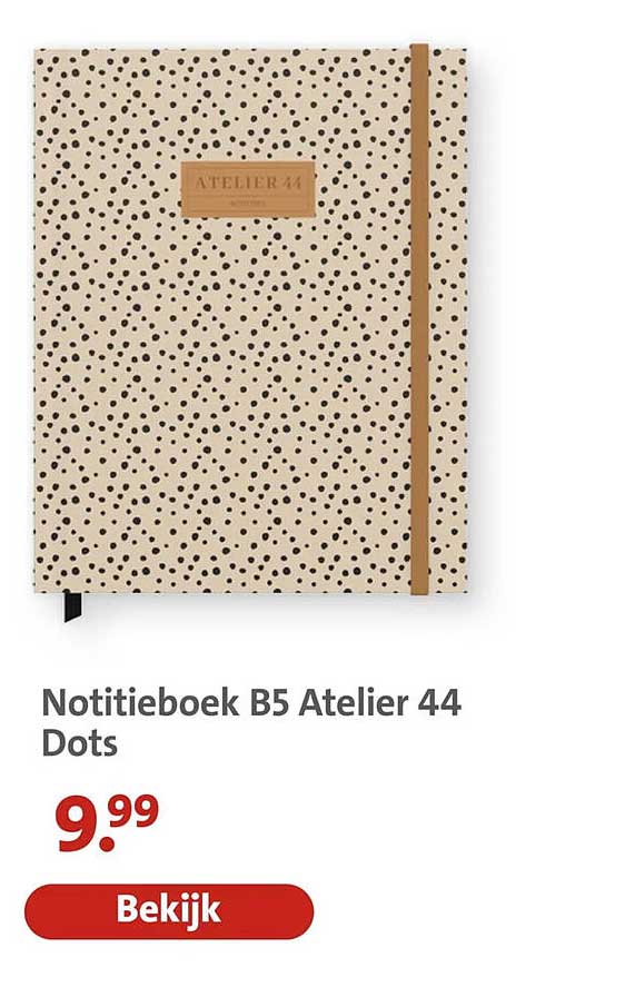 Notitieboek B5 Atelier 44 Dots