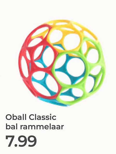 Oball Classic bal rammelaar