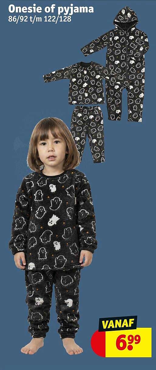 Onesie of pyjama 86/92 t/m 122/128