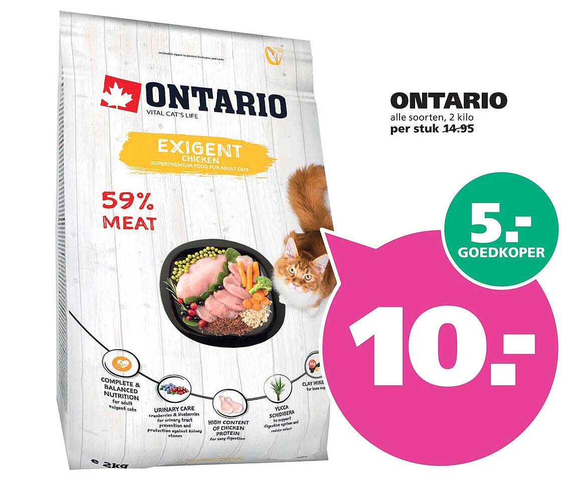 ONTARIO alle soorten, 2 kilo 10,- goedkoper