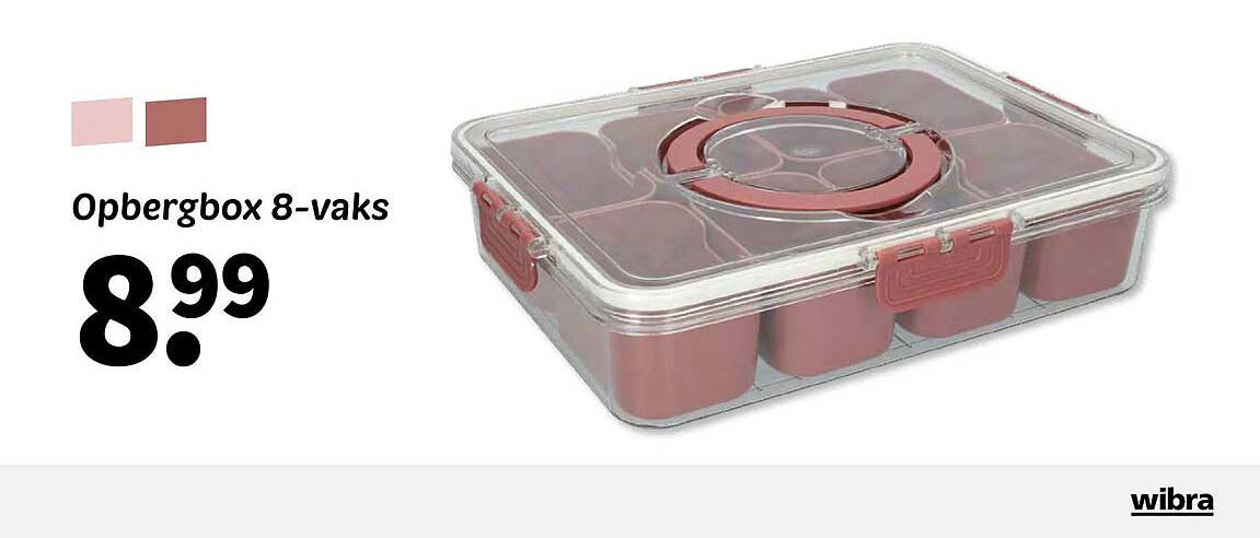 Opbergbox 8-vaks