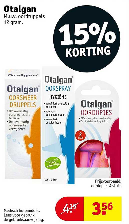 Otalgan 15% KORTING