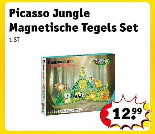 Picasso Jungle Magnetische Tegels Set