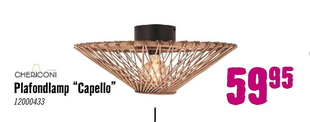 Plafondlamp “Capello”