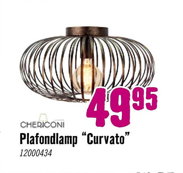 Plafondlamp “Curvato”