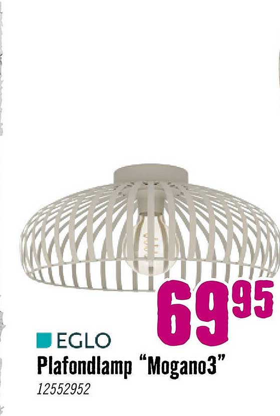 Plafondlamp “Mogano3”
