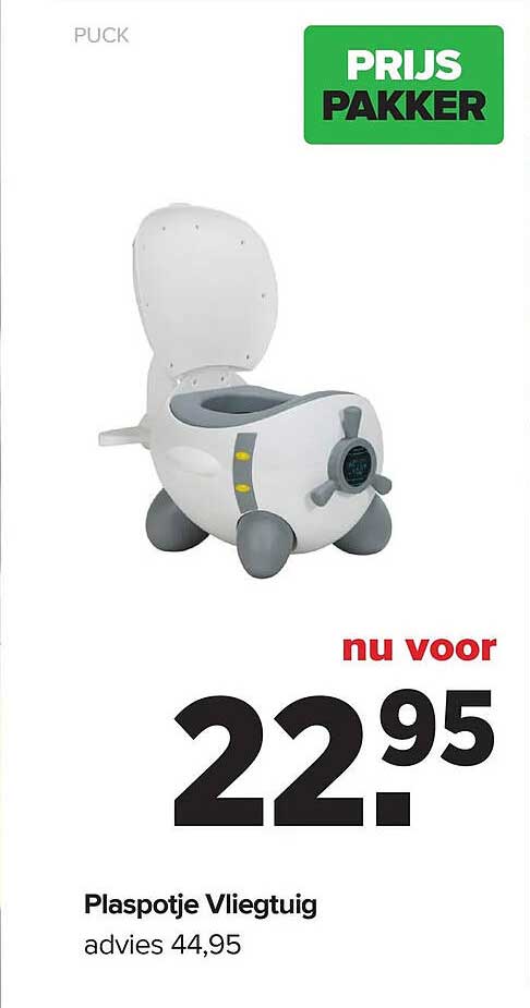 Plaspotje Vliegtuig PRIJSPAKKER