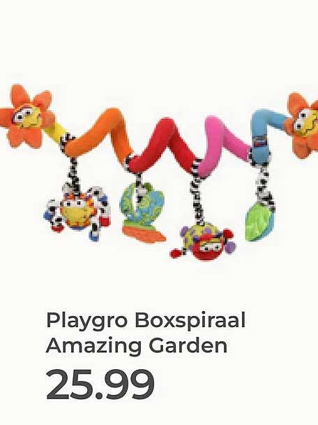 Playgro Boxspiraal Amazing Garden