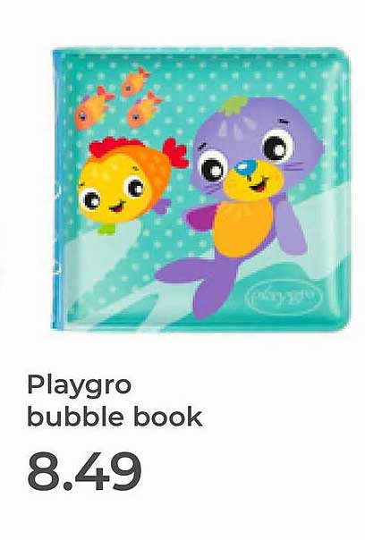 Playgro bubble book