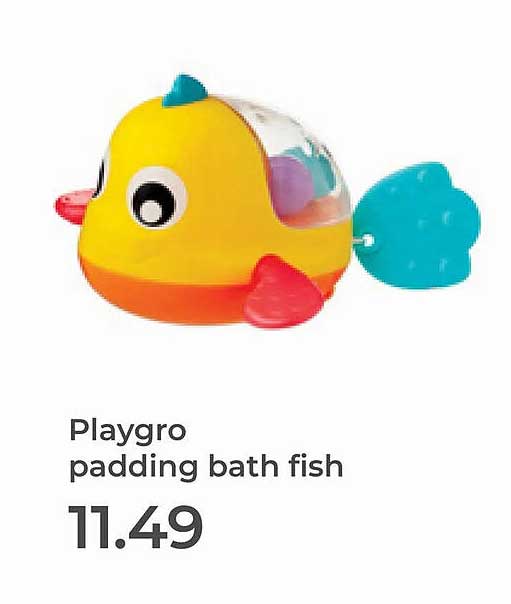 Playgro padding bath fish