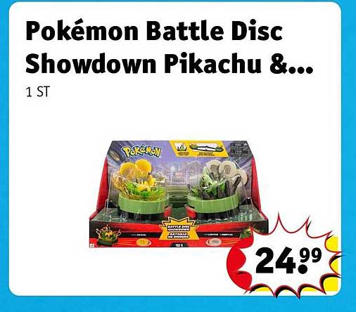 Pokémon Battle Disc Showdown Pikachu &...