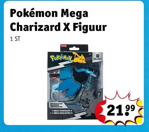 Pokémon Mega Charizard X Figuur