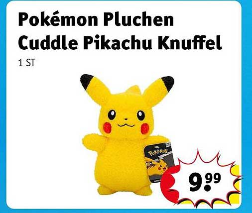 Pokémon Pluchen Cuddle Pikachu Knuffel