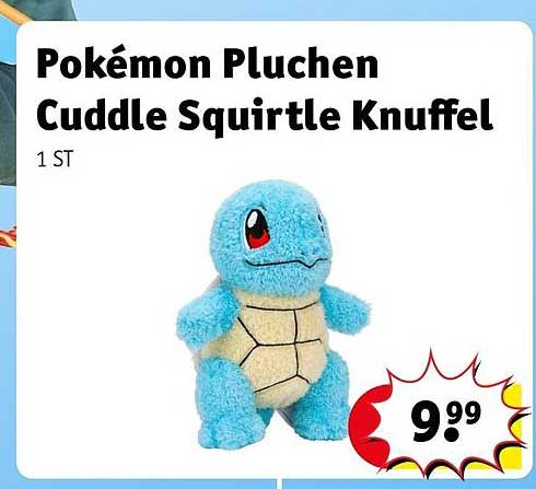 Pokémon Pluchen Cuddle Squirtle Knuffel
