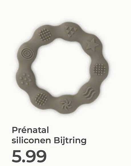 Prénatal siliconen Bijtring