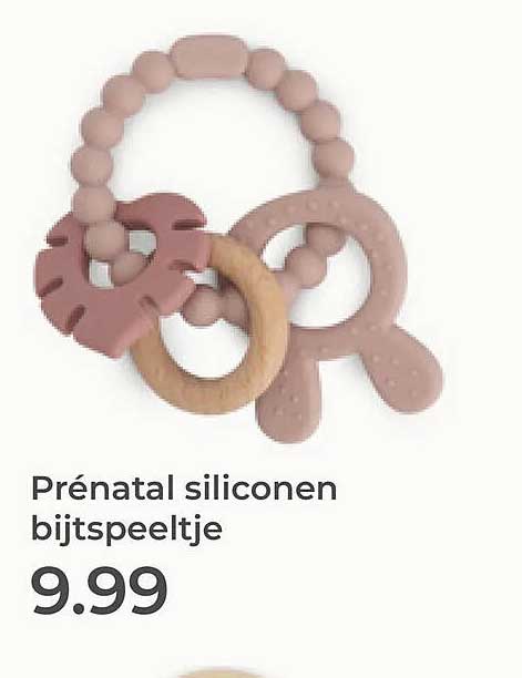 Prénatal siliconen bijtspeeltje