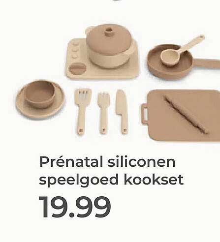 Prénatal siliconen speelgoed kookset