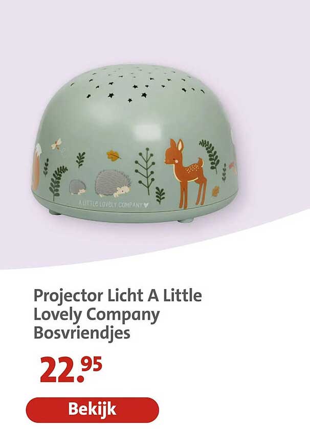 Projector Licht A Little Lovely Company Bosvriendjes