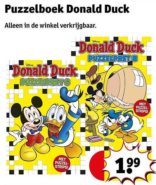 Puzzelboek Donald Duck