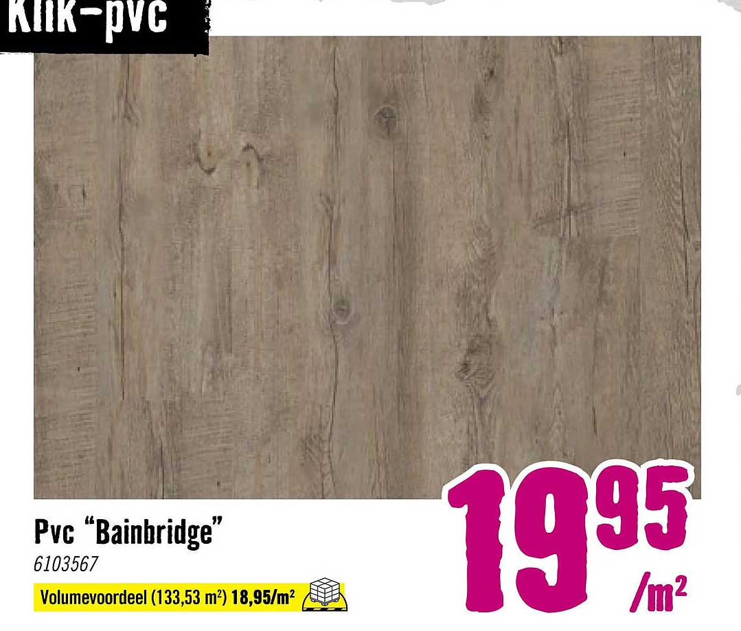 Pvc “Bainbridge” Volumevoordeel (133,53 m²) 18,95/m²