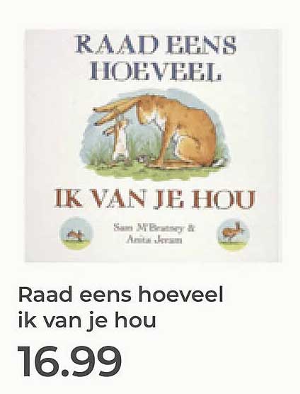 Raad eens hoeveel ik van je hou