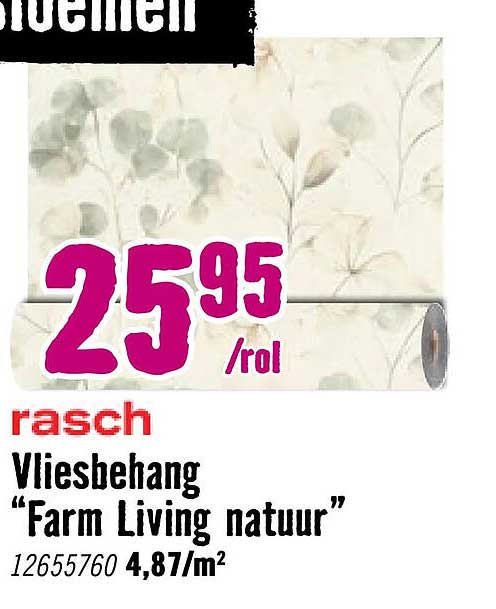 rasch Vliesbehang “Farm Living natuur”