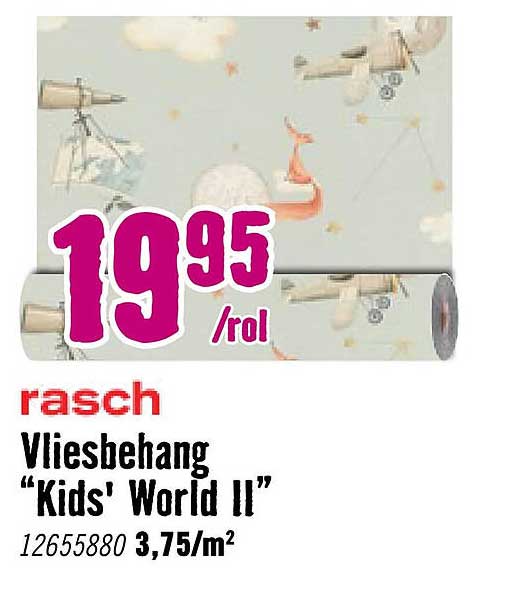 rasch Vliesbehang “Kids' World II”
