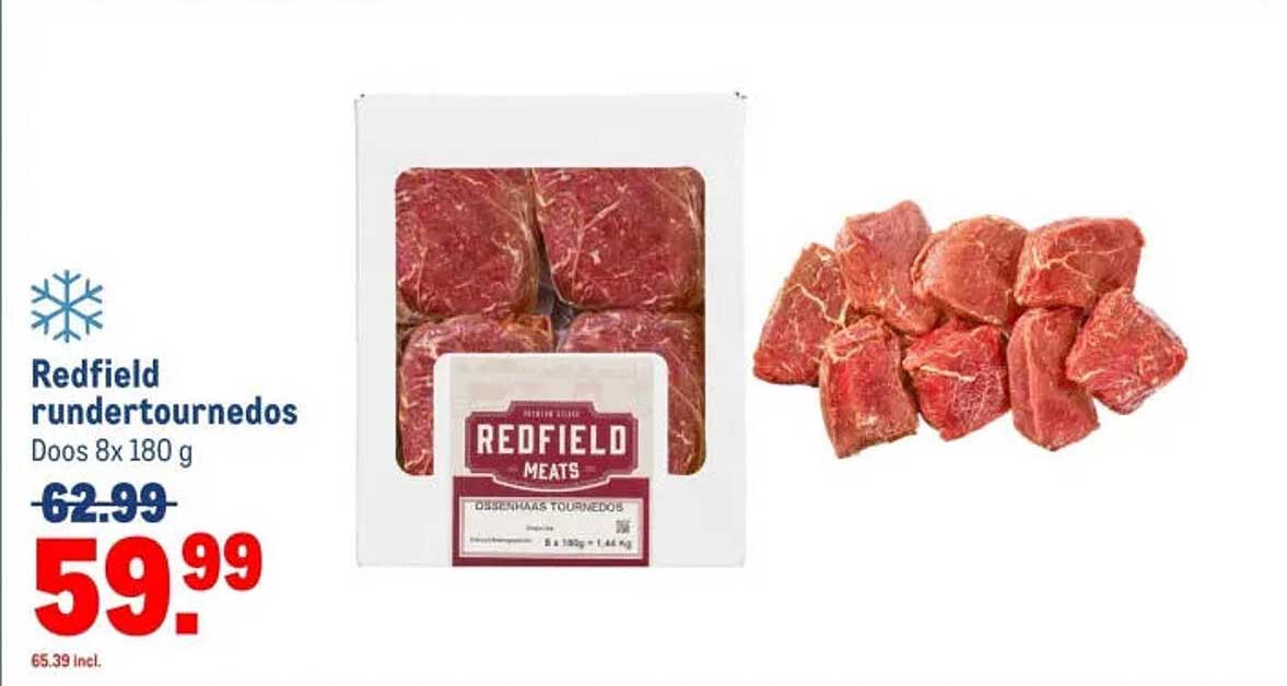 Redfield rundertournedos Doos 8x 180 g