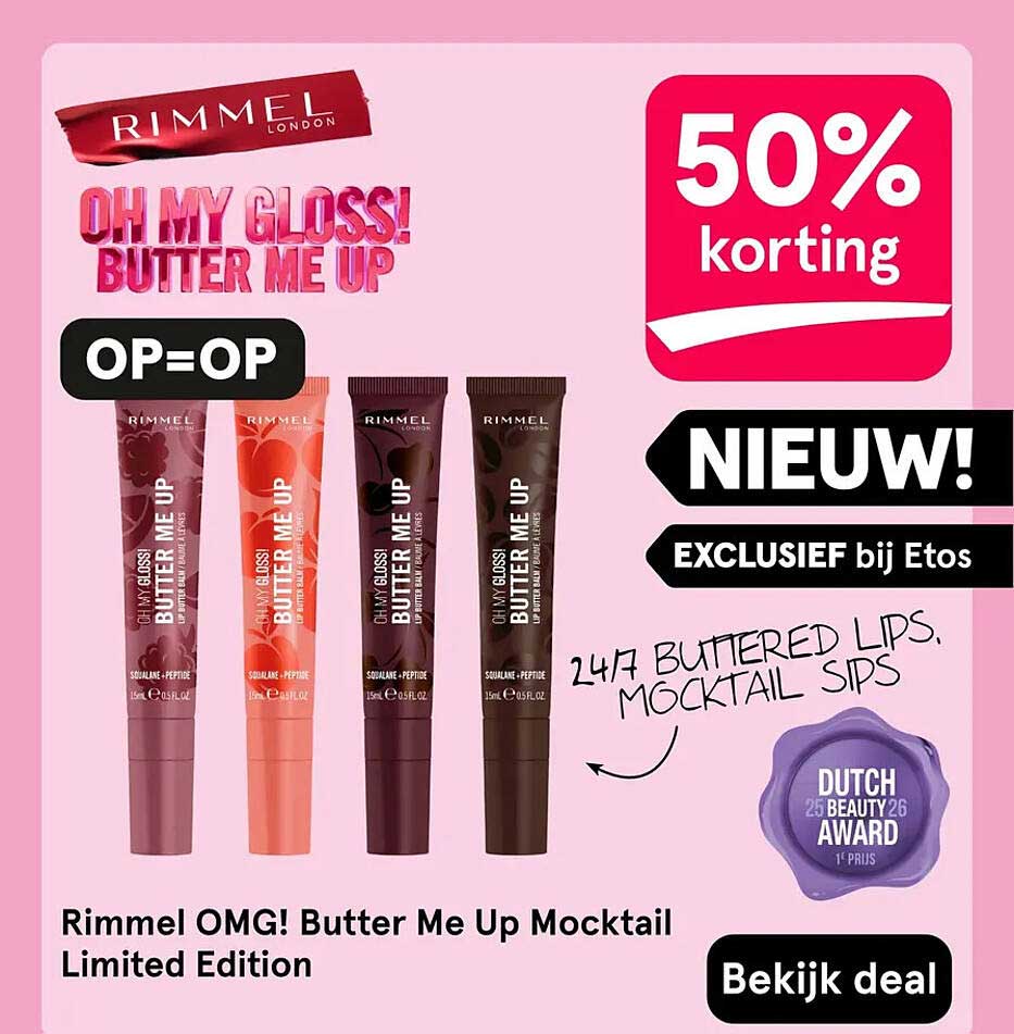 Rimmel OMG! Butter Me Up Mocktail Limited Edition