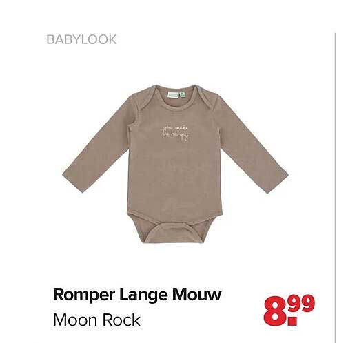 Romper Lange Mouw Moon Rock