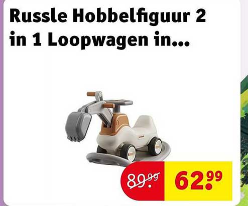 Russle Hobbellfiguur 2 in 1 Loopwagen in...