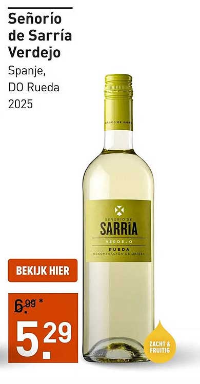 Señorío de Sarría Verdejo Spanje, DO Rueda 2025